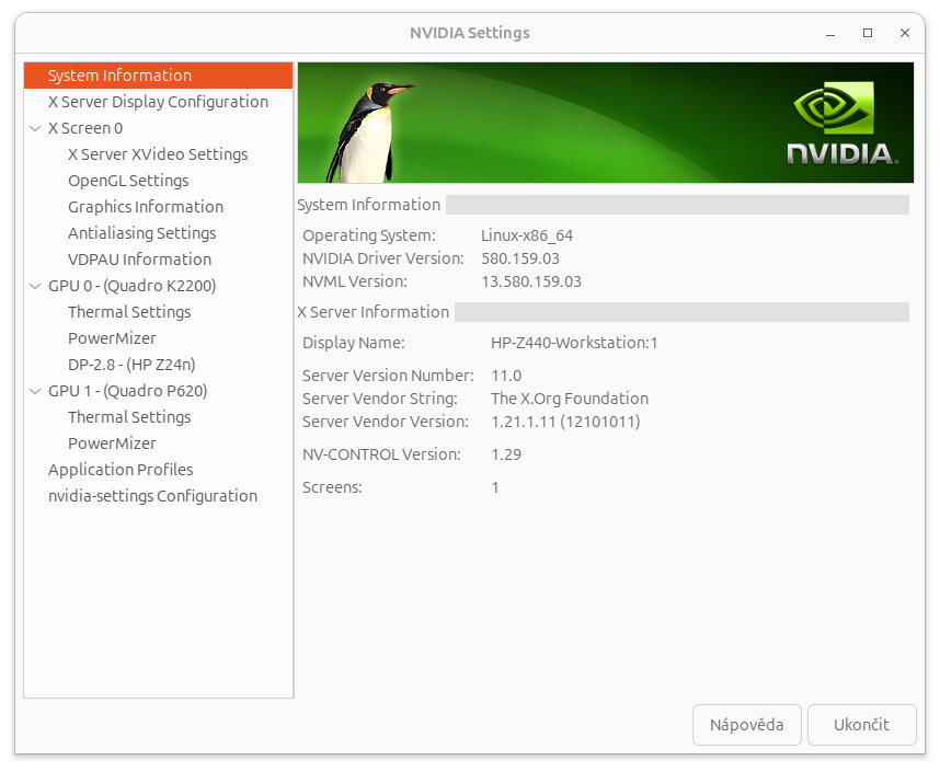 nvidia-settings