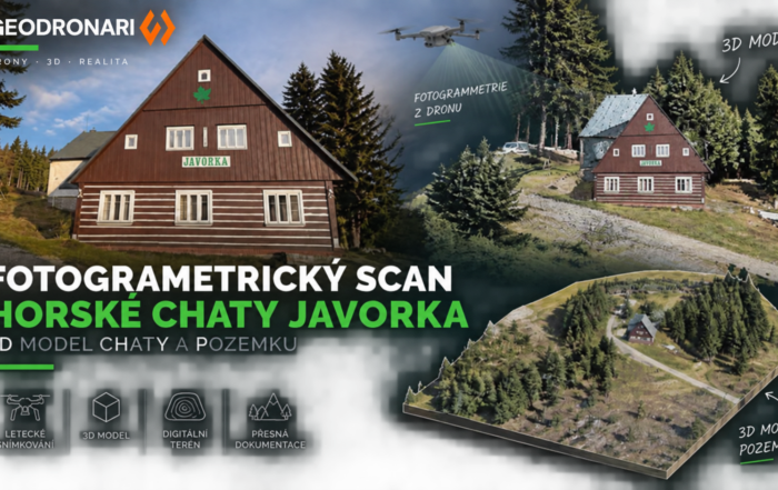 3D model chaty Javorka