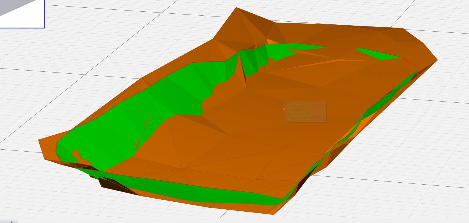 Medvedice-3D-model 3D model dna rybníka po odbahnění